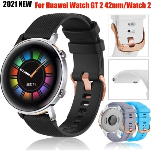 Watchband Strap For Huawei GT 2 42mm / Watch 2/ Garmin 2S 3S Vivoactive 3 Forerunner 645 mart Bracelet Fashion correa Strap