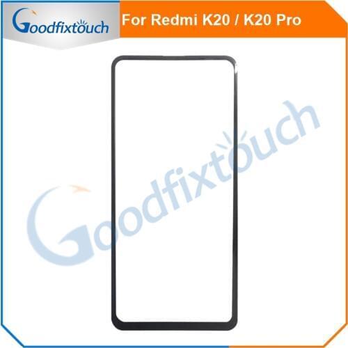 5pcs For Xiaomi Redmi K20 Pro Touch Screen Sensor Front Glass Lens Panel High Quality For Redmi K20 K20Pro Replacement Parts