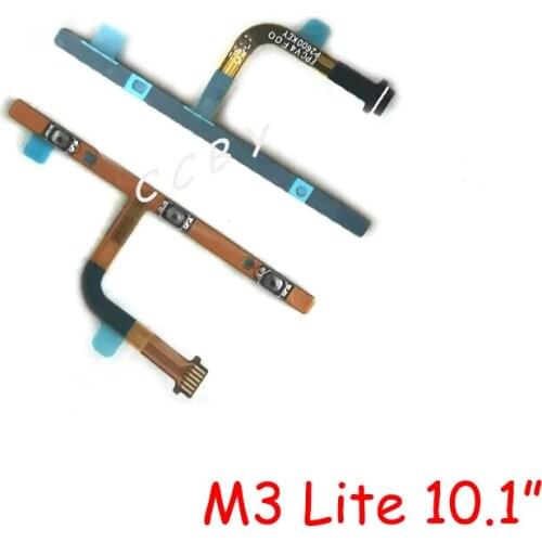 For Huawei M3 Lite 10.1" Power On Off Volume Switch Side Button Key Flex Cable Replacement Parts
