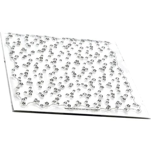 Stars Dots Snowy Sky Clear Stamp /Seal for DIY Scrapbooking/photo Album Decorative Clear Stamp Sheets 2021 New