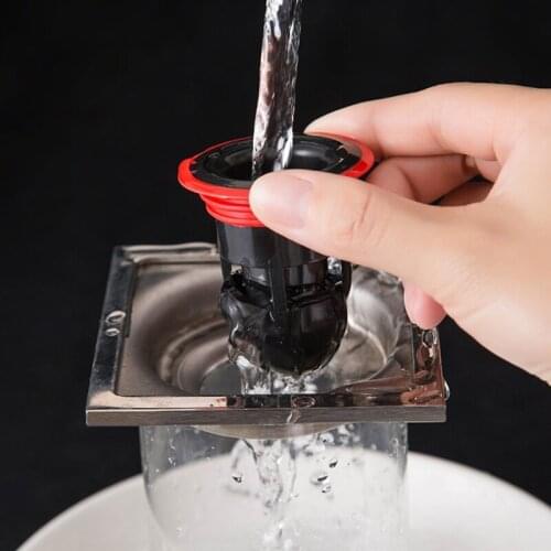 Bath Shower Floor Strainer Cover Plug Trap Siphon Sink Kitchen Bathroom Water Drain Filter Insect Prevention
