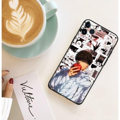 Minoru Tanaka Death Note Glass Soft Silicone Phone Case FOR IPhone SE 6s 7 8 Plus X XR XS 11 12 Mini Pro Max Sumsung Cover Shell
