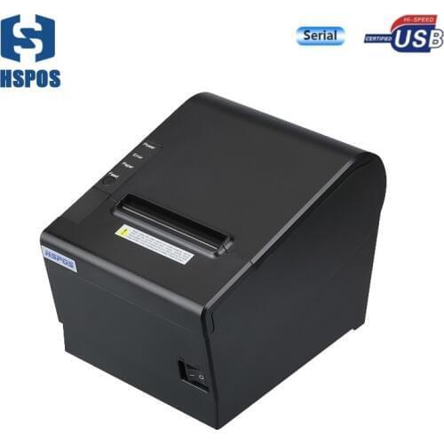 Thermal printer for pos system 80mm with cash drawer interface support usb and serial with auto-cutter