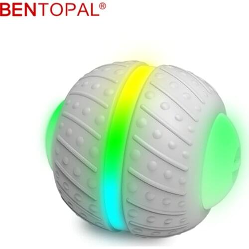 BENTOPAL-- Smart Cat Interactive Toy Balls 360 Degree Automatic Rolling Ball Self Rotating Pet Cat Ball USB Rechargeable