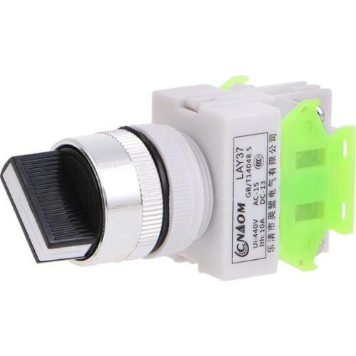 Rotary Three Position Selector Switch Power Ignition LAY7-20X/3