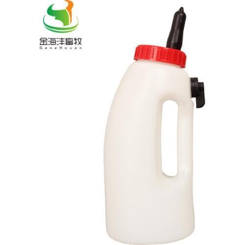 4L high quality plastic calf feeding milk bottle for cows animals, Cow Feeder