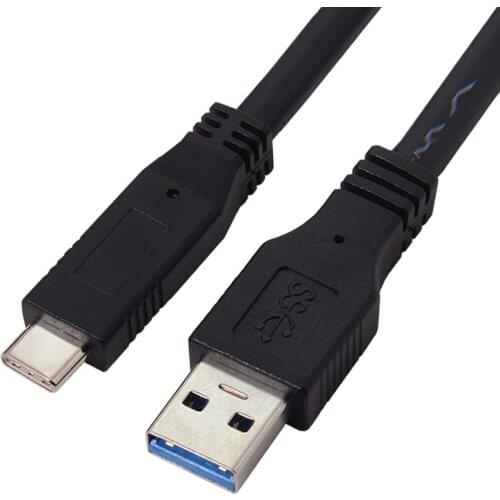 Zihan USB 3.0 3.1 Type C Male Connector to A type Male Data CableType C connector is the new design for USB 3.1