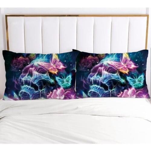 1pc Skull Deadpool Pillow cover Pillow case Bedding Pillowcase Pillowcovers decorative for home 3D HD Print butterfly