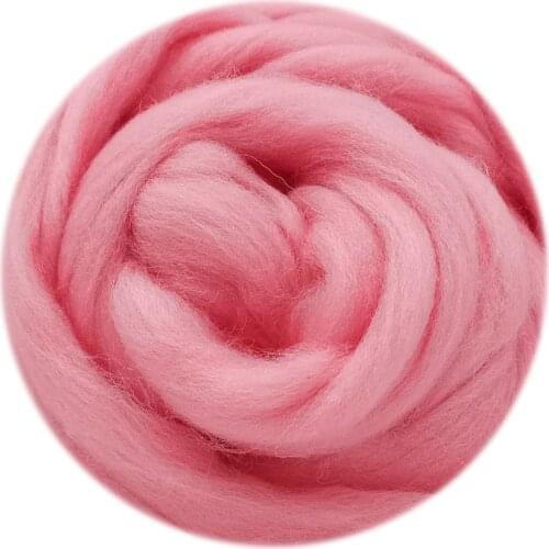 100g Wool 19 Microns Needle Felting Wool Super Soft Natural Wool Wool Roving Hand Dyed Wool Needle and Wet Felting Supplies (24)