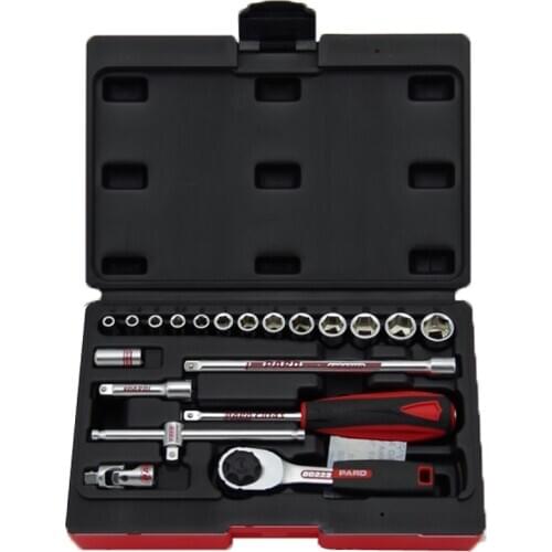 20PCS High Quality 1/4 Ratchet Wrench Combination Socket Set 4-14mm Auto/Bike Repair Hand Tools