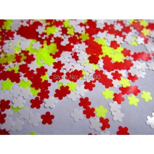 2014 new nail decorations mixed flower glitter