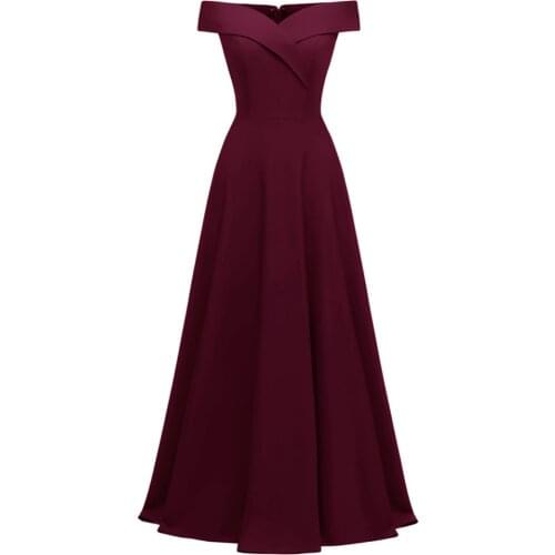 2021 Simple Lace Off the Shoulder Bridesmaid Dresses Elegant Bridesmaid Dress Short Boat Neck Dresses for Wedding Party Vestido