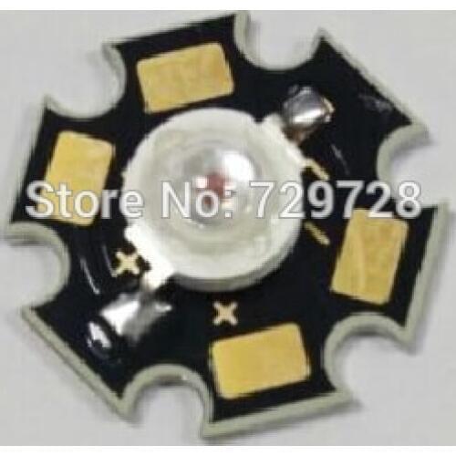 3W yellow high power led diodes with PCB