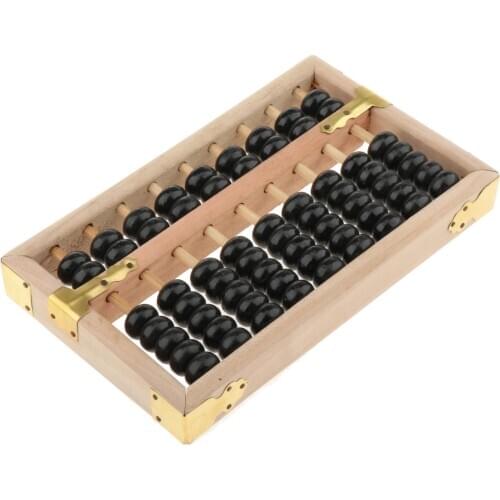 9 Digit Rods Small Abacus Soroban Chinese Math Calculator Counting Education
