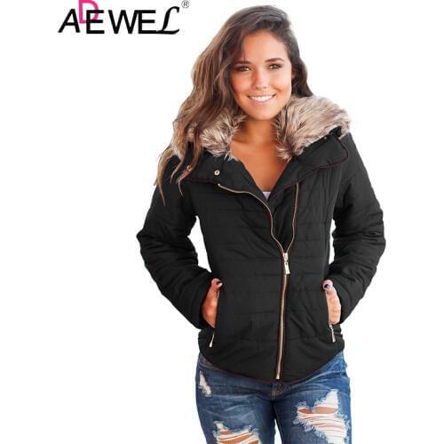ADEWEL Women's Coats With Zippers