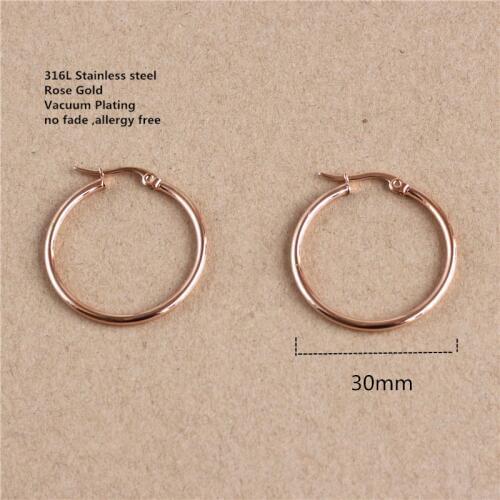 DOUBLEHEE Women's Gold Earrings