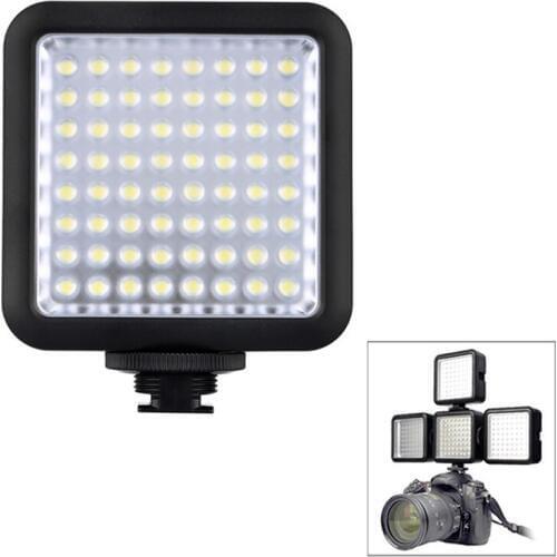 Godox LED64 LED Video Light 64 LED Lights Lamp Photographic Lighting 5500~6500K for DSLR Camera Camcorder mini DVR