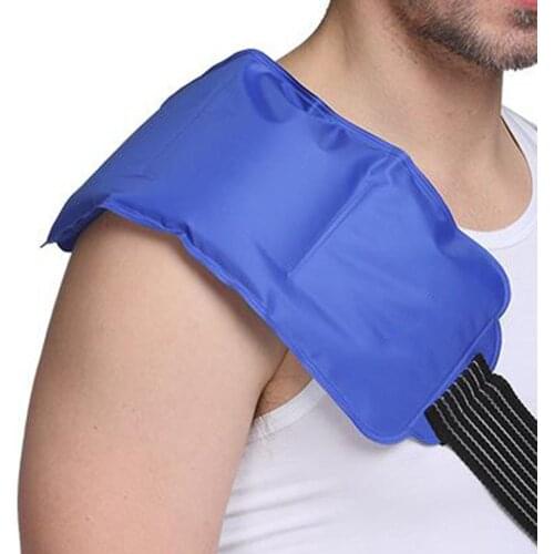 Hot And Cold Soft Body Portable Pain Relief Gel Wrap Reusable Elastic Shoulder Wrist Multiple-use Ice Pack Set Knee With Strap