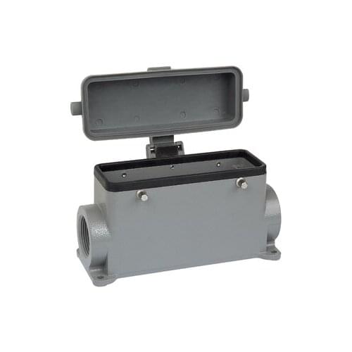 HDXBSCN Industrial rectangular heavy duty connector HDC HE-024 Han B 24 cores 16A waterproof aviation plug