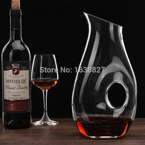 Handmade Crystal Red Wine Pourer Glass Decanter Brandy Decant Set Jug Bar Champagne Water Bottle Drinking Glasses Gift
