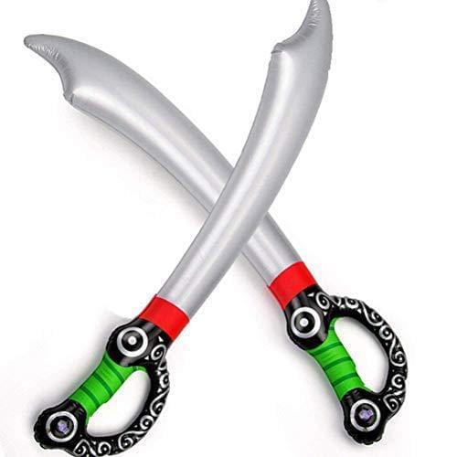 Creative Inflatable Pirate Toy Sword Stage Props Inflated PVC Children Cosplay Toys Outdoor Fun Game Playing Birthday Party Favo