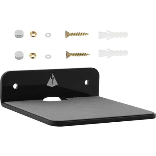 Wall Shelf Speaker Stand, Small Wall Shelf Speaker Mount for Bluetooth Speaker, Cell Phones, Toy Display Shelf