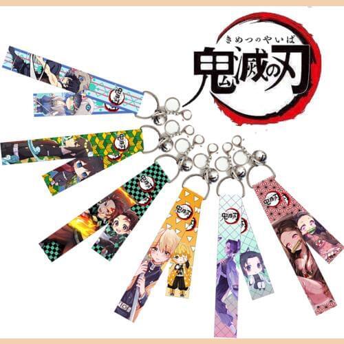 New Demon Slayer Kimetsu No Yaiba Blade of Ghost Mobile Phone Lanyard Cute Ghost Blade Strap Bag Strap 2020 New Arrival