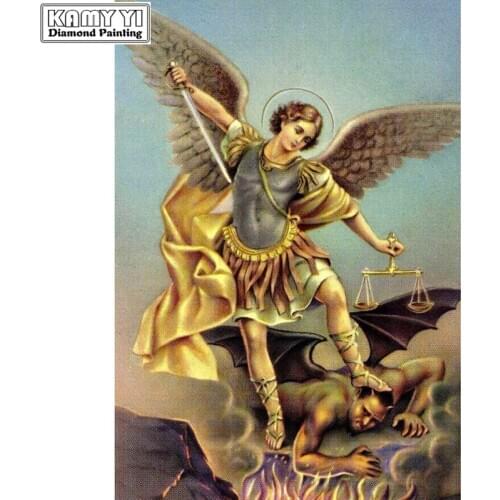 NEW Angel And Devil Diamond Painting Diamond Embroidery Resin Drill Full Square/round Diamond Mosaic Picture Rhinestone YY