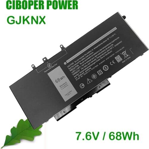 CP Original Laptop Battery GJKNX 7.6V 68Wh For E5480 5580 5490 5590 For M3520 M3530 GD1JP 0GD1JP