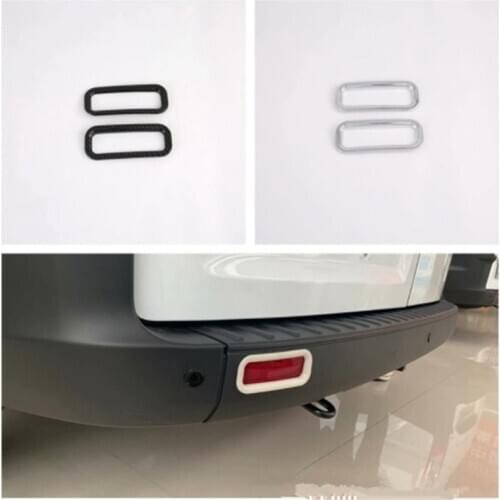 Fit For Ford Transit 2017 Ford Tourneo Custom 2016 Carbon Fiber Style ABS Car Rear Fog light cover trim styling sticker