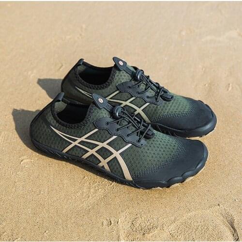 Unisex wading shoes ladies summer leisure barefoot beach hiking sports shoes mens non-slip soft hiking sandals