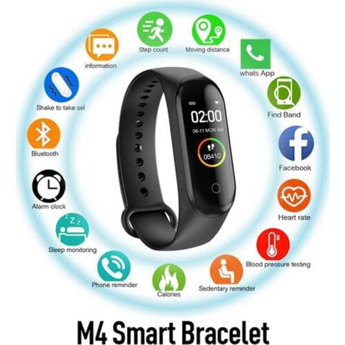 M4 Smart Band For Huawei Honor Xiaomi Xiao Mi Band Bracelet Sport Wearable Watches Fitness Tracker Smartband Watch