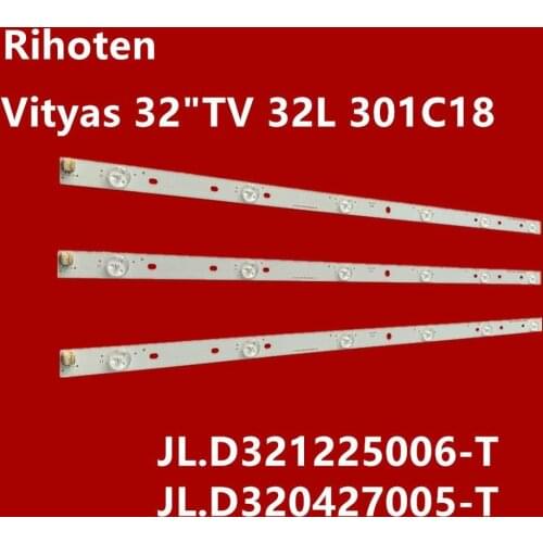 LED backlight lamp strip 6leds for Vityas 32"TV 32L 301C18 HV320WHB-N80 Jl.d320427005-t JL.D321225006-T