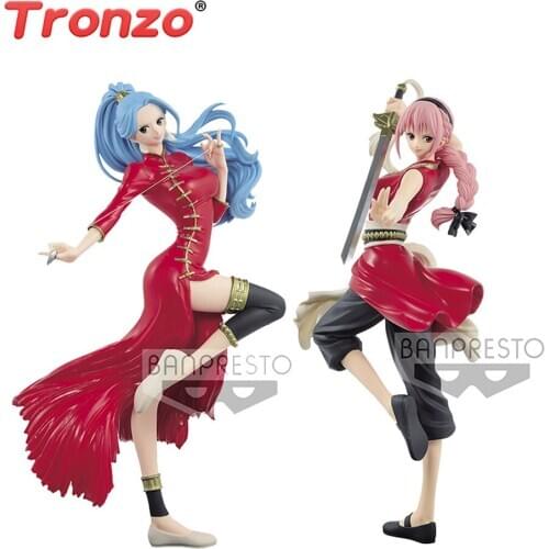 Tronzo Original Banpresto One Piece Treasure Cruise World Journey vol.4 Vivi Rebecca Toys Model Figurals Brinquedos