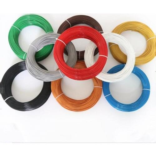 UL1332 FEP PFEP PTFE Teflo insulation tinned copper cable electronic LED lamp Stranded wire 13 14 16 18 20 22 24 26 28AWG