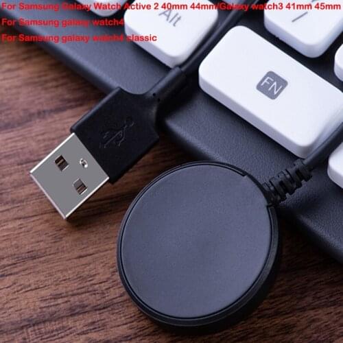 USB Charging Cable For Samsung Galaxy Watch4/Classic/Active 2 40mm 44mm/Galaxy Watch3 41mm 45Fast Smart Watch Charging Accessory