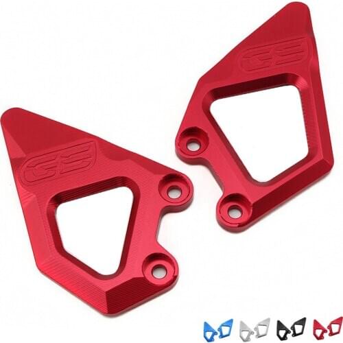 Front Foot Peg Heel Plates Guard Protector For BMW R1200GS 2013-2014 Motorcycle Accessories Aluminum