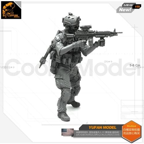 1/35 Resin Figure Soldier Model kits Us Special Forces self-assembled LJH-08