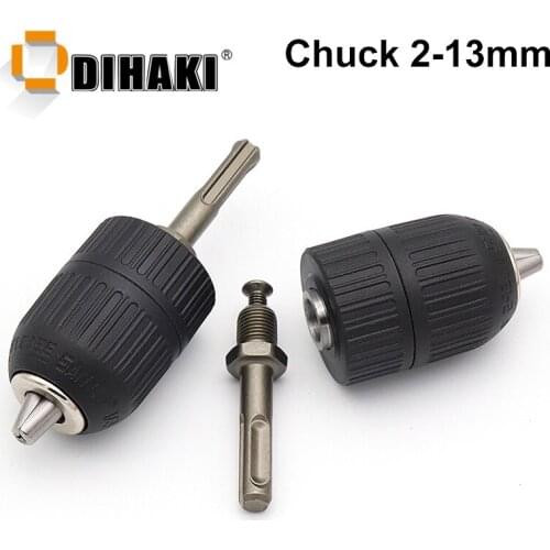 1PC 1/2-20UNF 2-13mm Electric Drill Chuck With SDS Adaptor Quick Adapter Converter Electric Hammer Conversion Drill Hand