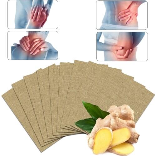 10 PC Medical Chinese Herbal Patch Plaster Ginger Patch Cream Joint Pain Relief Pain Relief Chinese Medicine Treatment Patch Set