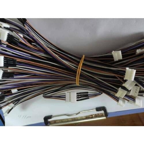 10pcs Connection Connector Male Female Plugs with Wire for Stainless Steel Elevator Push Button kds50 kds300 853343 H04