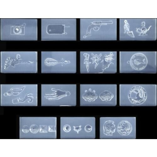 15Pcs Handmade Earrings Pendant Mold Kit Flower Leaves Horse Key Tree Pendant UV Resin Silicone Mold Jewelry Making Tool