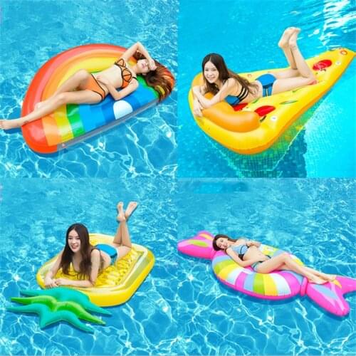 21 Style Watermelon Floats Pineapple Swimming Ring Inflatable Pool Float Child&Adult Water Toys gift