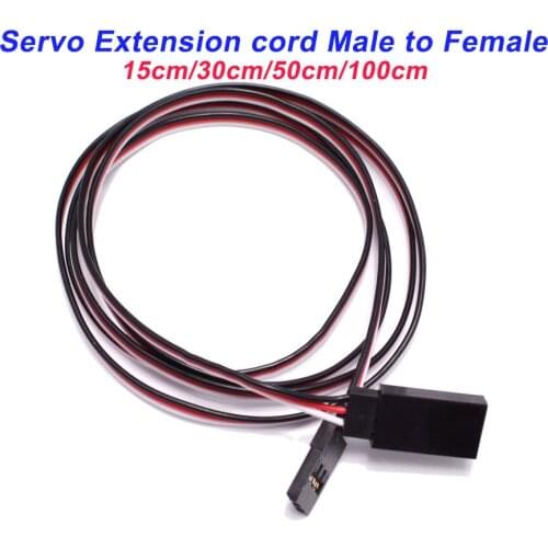 4 pcs Servo Extension cord Male to Female for JR Plug Servo Extension Lead Wire Cable for Quadcopter RC parts