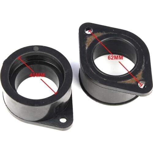 Motorcycle Carburetor Interface Adapter Joint Rubber Intake Boots For Kawasaki KZ440 1980 1981 1982 1983 16065-1027