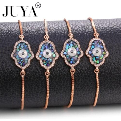 JUYA Fashion Bracelet For Women Charm Fashion Handmade Bead Chain Palm Womens Bracelet Combination 2019 New Jewelry Gift