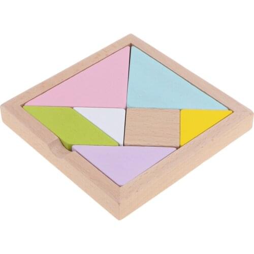 Wooden Puzzle Toys Brain Puzzles for Kids 4 Years Old, Tangram Jigsaw Puzzles, Wooden Puzzle Games, Toys for Children