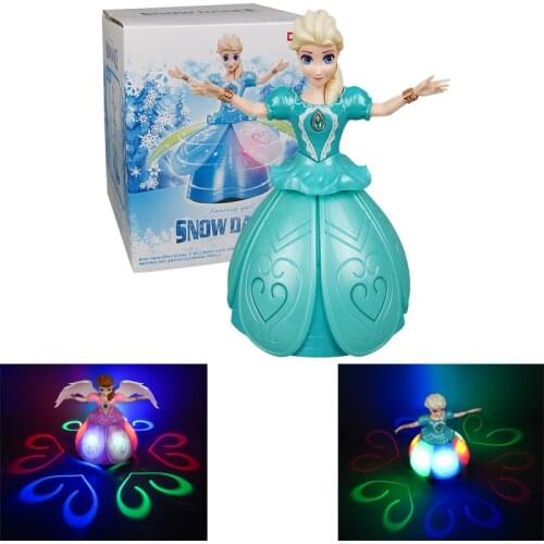 Child Electric Toys Baby Musical Toys Dance Doll Flashing LED Light Princess Toys Children Toys Educational Gifts For Girls