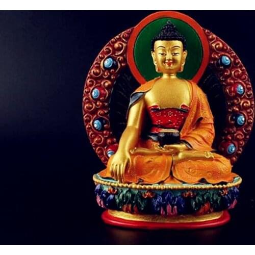 Variety delicate painti King Dense Tracks Wead the Bodhisattva Hand Painted Small Statues Yamantaka Buddha Figurine Free Ship
