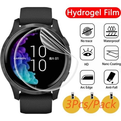 3D Clear Hydrogel Protective Film For Honor Watch Magic 2 Screen Protector Cover For Huawei Watch GT2 GT 2E 42mm 46mm Smartwatch